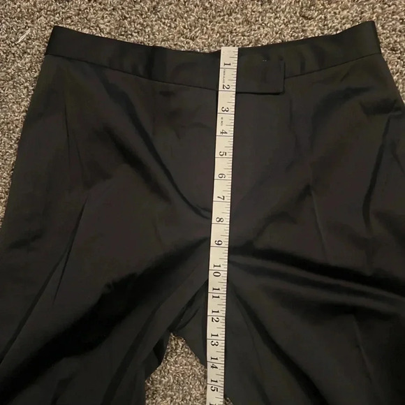 DKNY BLACK TROUSER FLAIR LEG VINTAGE DRESS BUSINESS PANTS SIZE 10 - Picture 11 of 11
